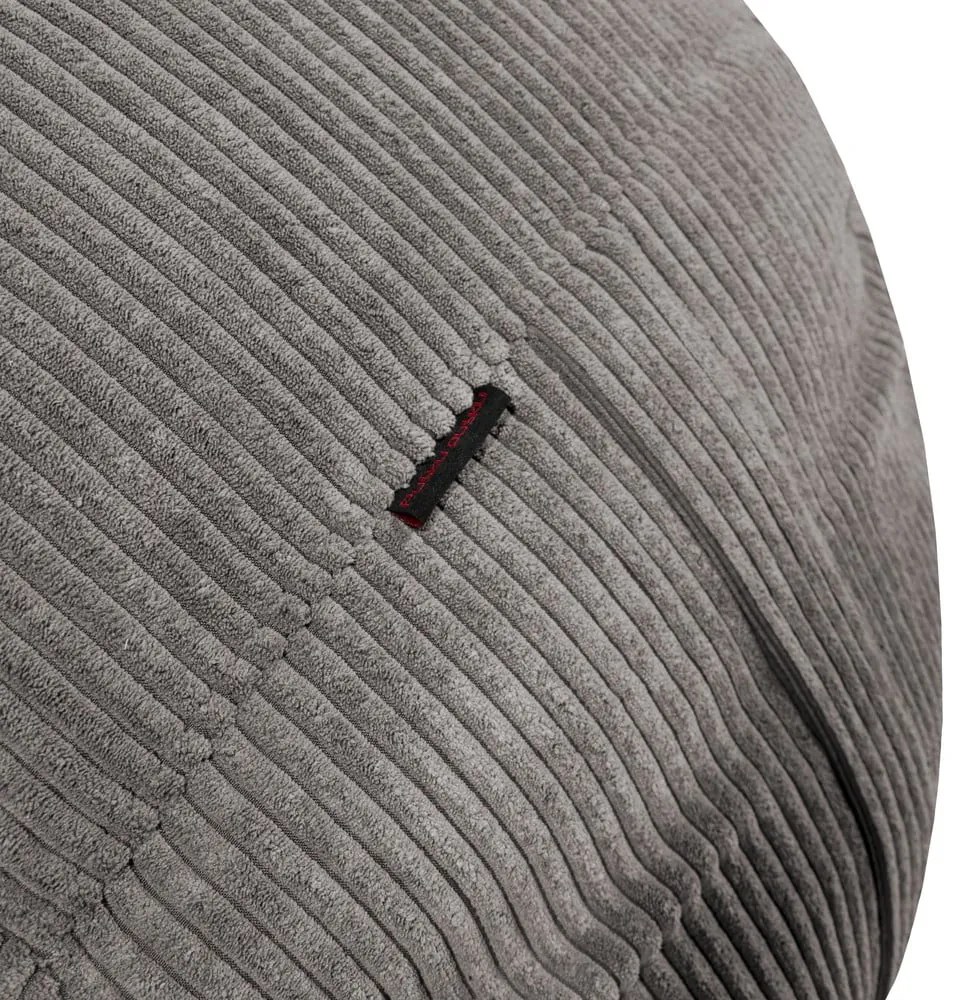 Mentazöld kordbársony babzsákfotel Roll 135 – SLOWDOWN