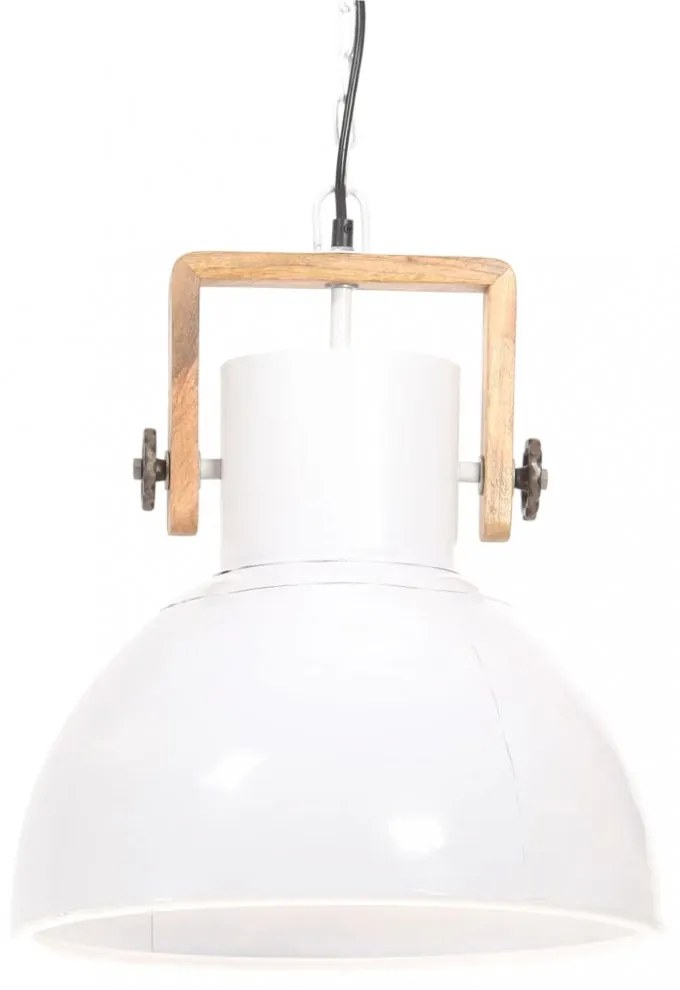 kerek fehér ipari függőlámpa 25 W 40 cm E27