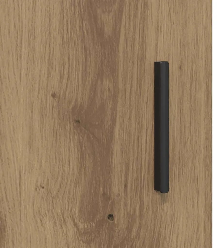 Fürdőszoba bútor szett 3 pcs kézműves tölgy 60 x 33 x 60 cm