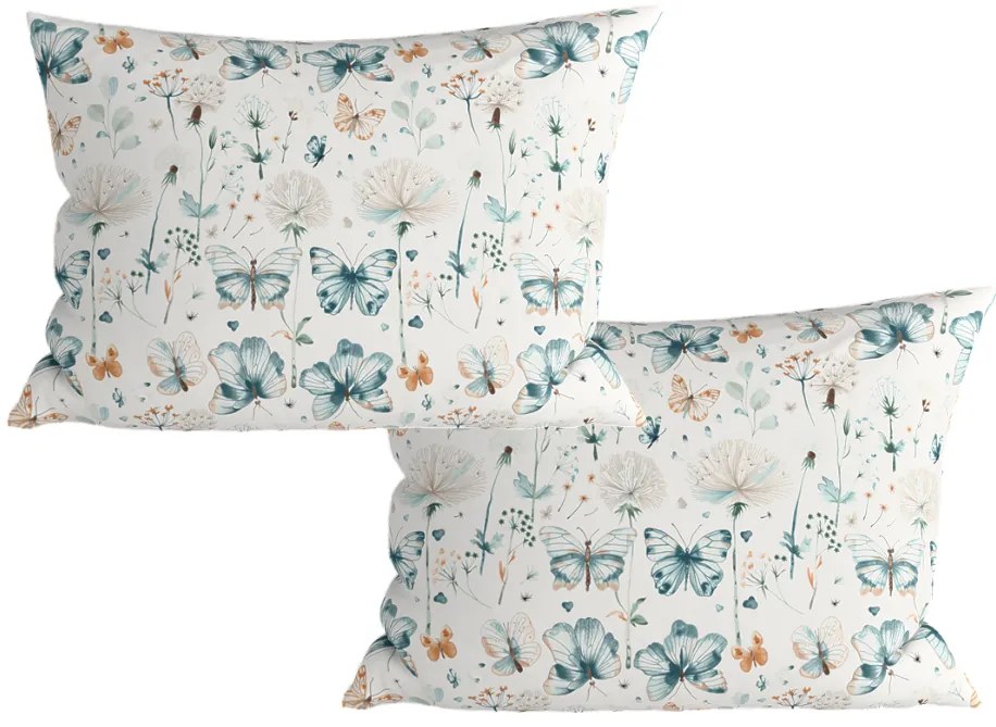 ELIVINE Díszpárnahuzat szett, 2 db, 40x60 cm, fehér