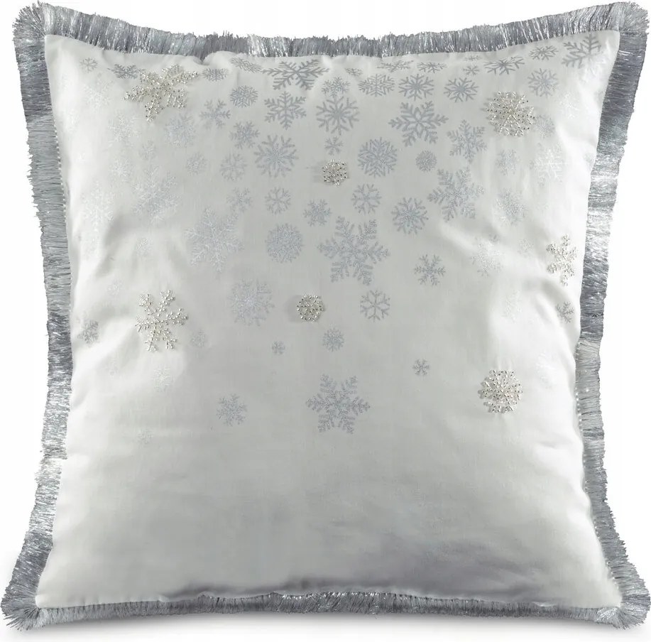 Dekoratív párnahuzat Jancsi 115 45x45 karácsonyi rojtos Boho