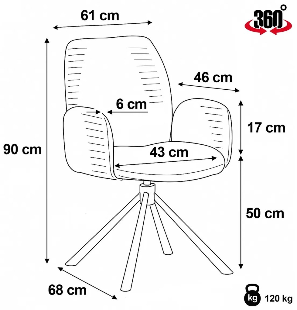 DCH-D1330 BK2 étkezőszék szett, 2 db