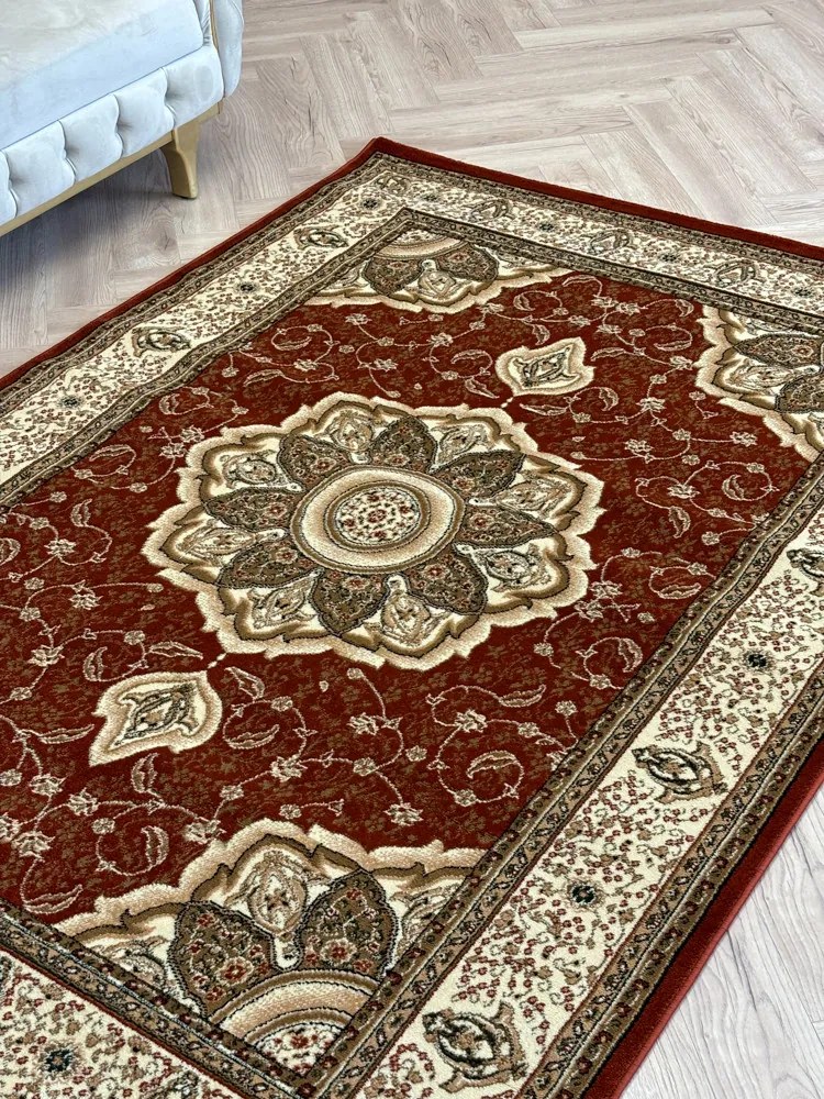 Aristocrat 0083 klasszikus mintájú világos piros szőnyeg 80x250 cm
