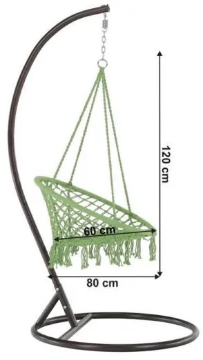 AMADO 2 NEW függőfotel zöld