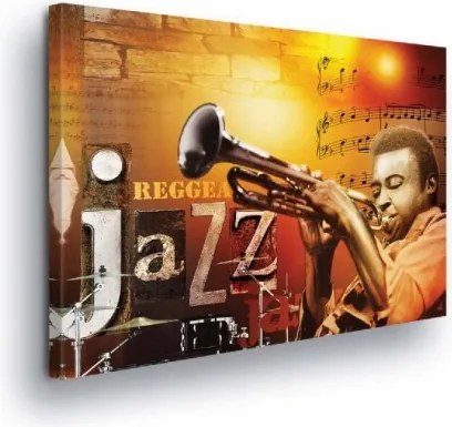 Vászonkép 100x75 Jazz zene trombita zenész szenvedély improvizáció ritmus blues energia