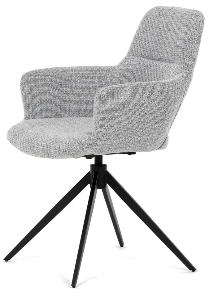 Elegáns Forgó Étkezőszék Szürke. 360°-ban forgatható.