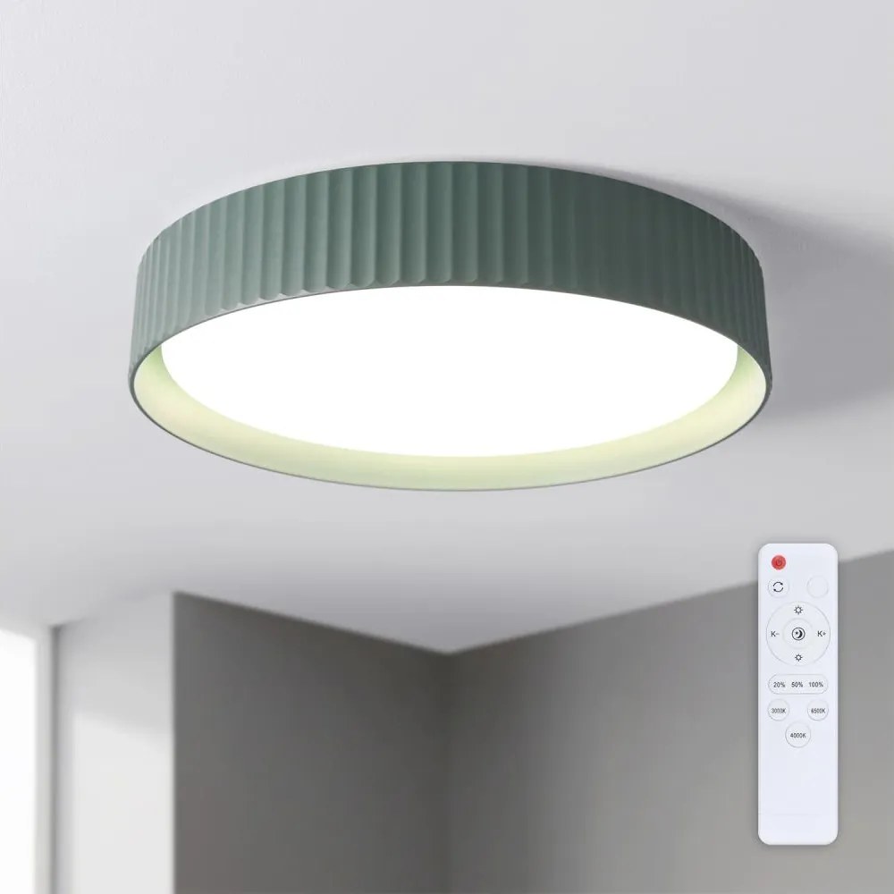 Brilagi -LED dimmelhető mennyezeti lámpatest LUCIA LED/48W/230V átm. 41 cm zöld+távirányító