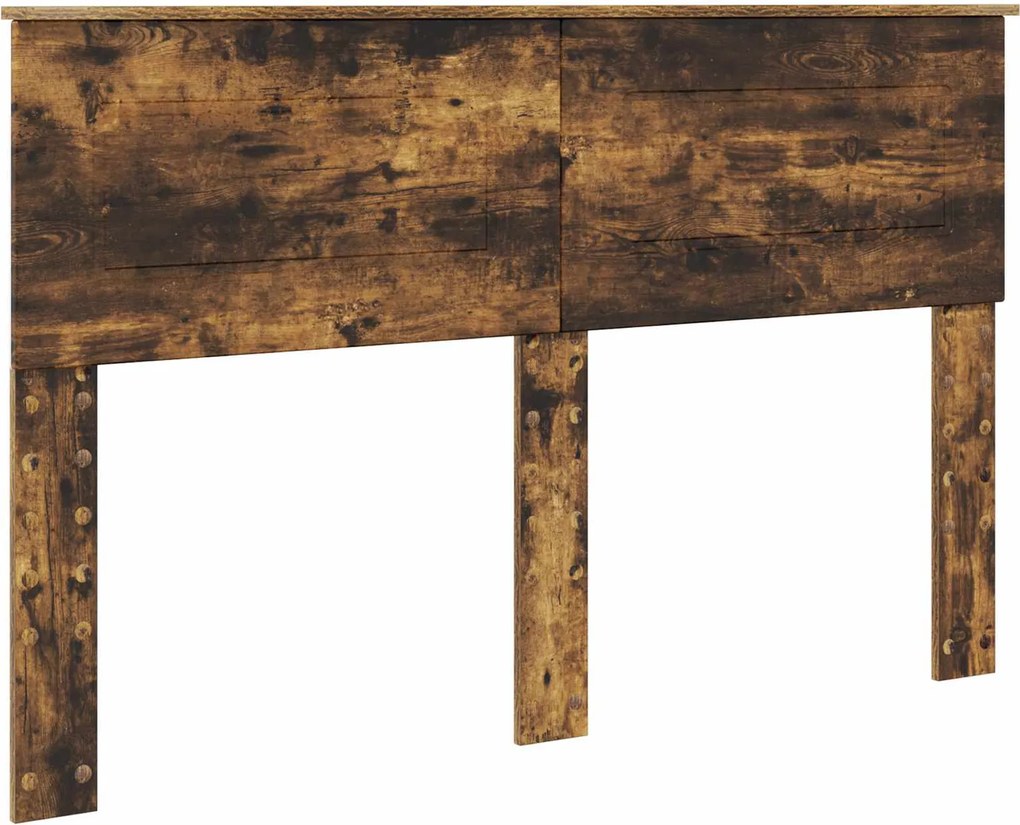 vidaXL Fejtámla Füstölt tölgy 150 cm Faanyag