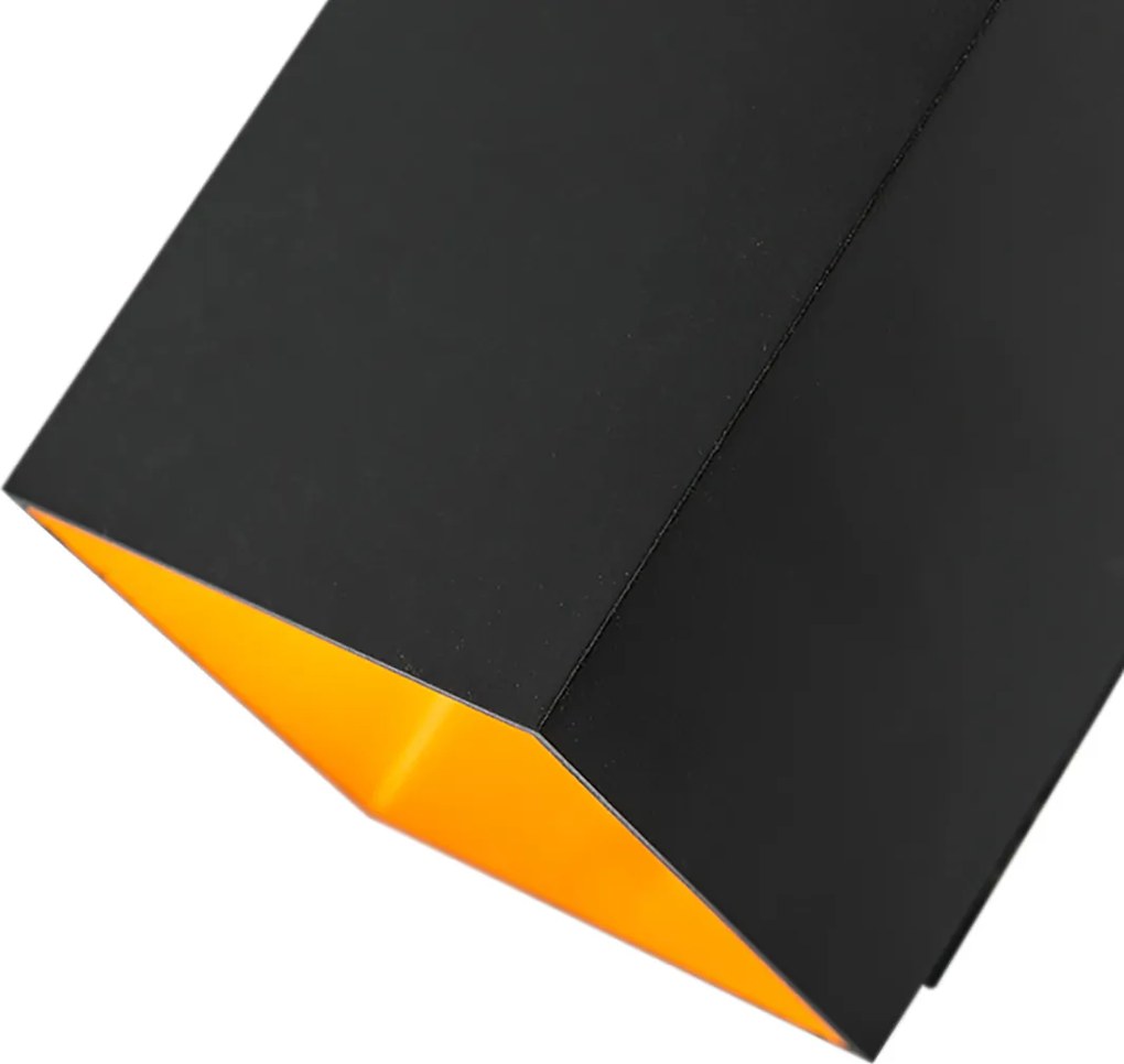 Okos fali lámpa fekete és arany négyzet alakú, beleértve a Wifi G9-et - Sola