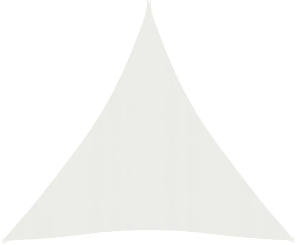 fehér HDPE napvitorla 160 g/m² 5 x 6 x 6 m