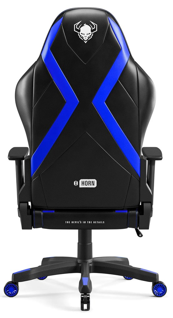Gamer szék Diablo X-Horn 2.0 Átlagos méret, Fekete-kék