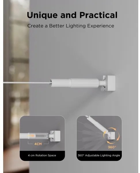 Govee - LED RGBICWW függesztett LED-szalag/36W/24V 4m Skyline Matter Wi-Fi