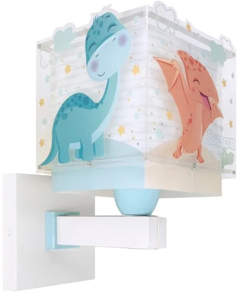 Dalber 63459 - Gyermek fali lámpa BABY DINOS 1xE27/15W/230V színes