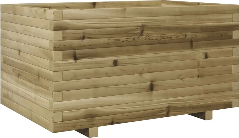 vidaXL impregnált fenyőfa kerti virágláda 90 x 60 x 49,5 cm