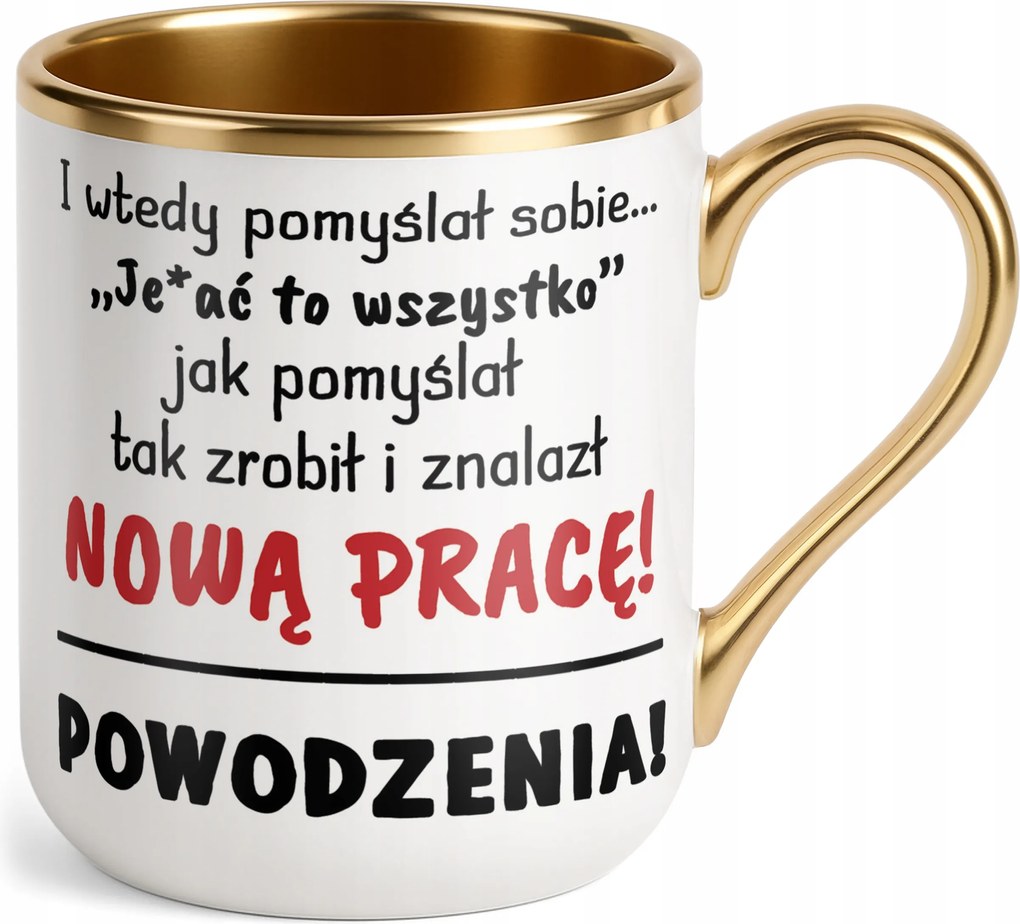 Prémium Arany Bögre Búcsúzás Távozás Munka Vicces Ajándék