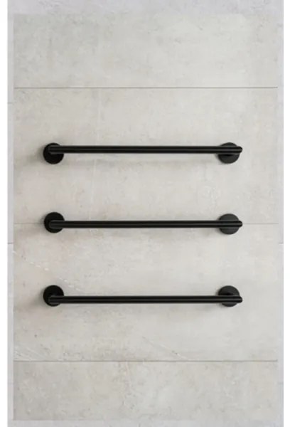 P.M.H. IN1B-R -Elektromos törölközőszárító INGA 17W/230V 85,9cm IP44 jobb/fekete