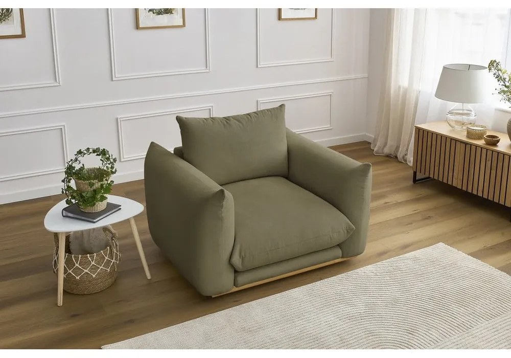 Világoszöld fotel Ernest – Bobochic Paris