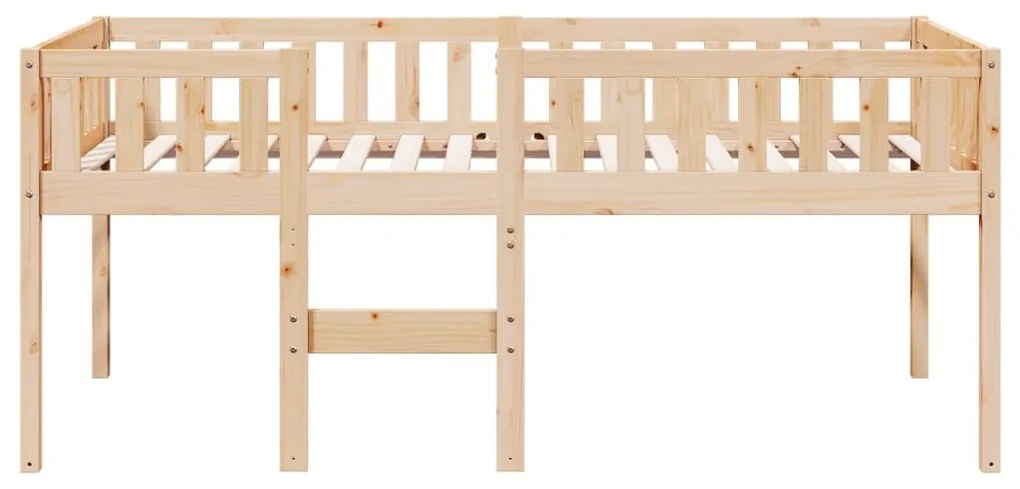 tömör fenyőfa gyerekágy matrac nélkül 80 x 200 cm