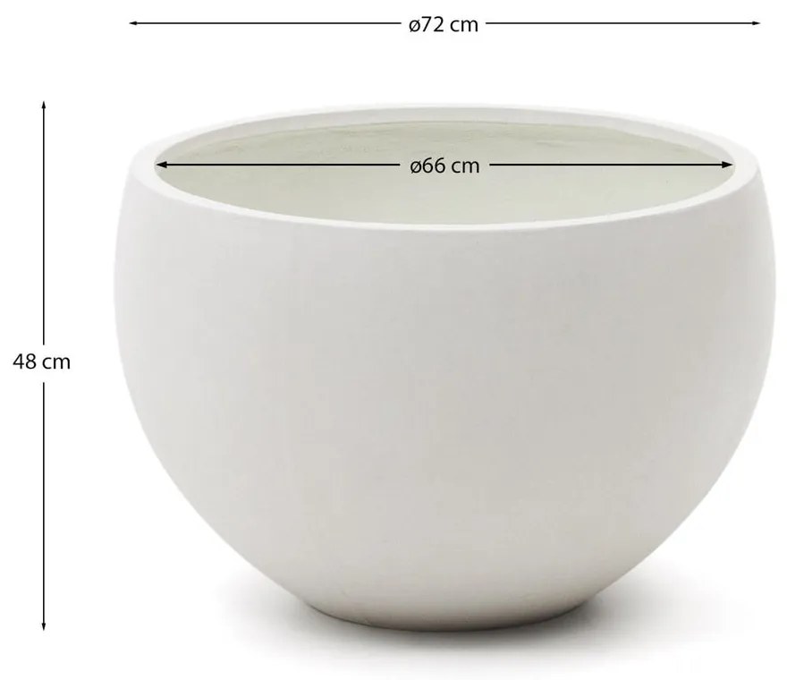 Cement virágcserép ø 72 cm Grau – Kave Home