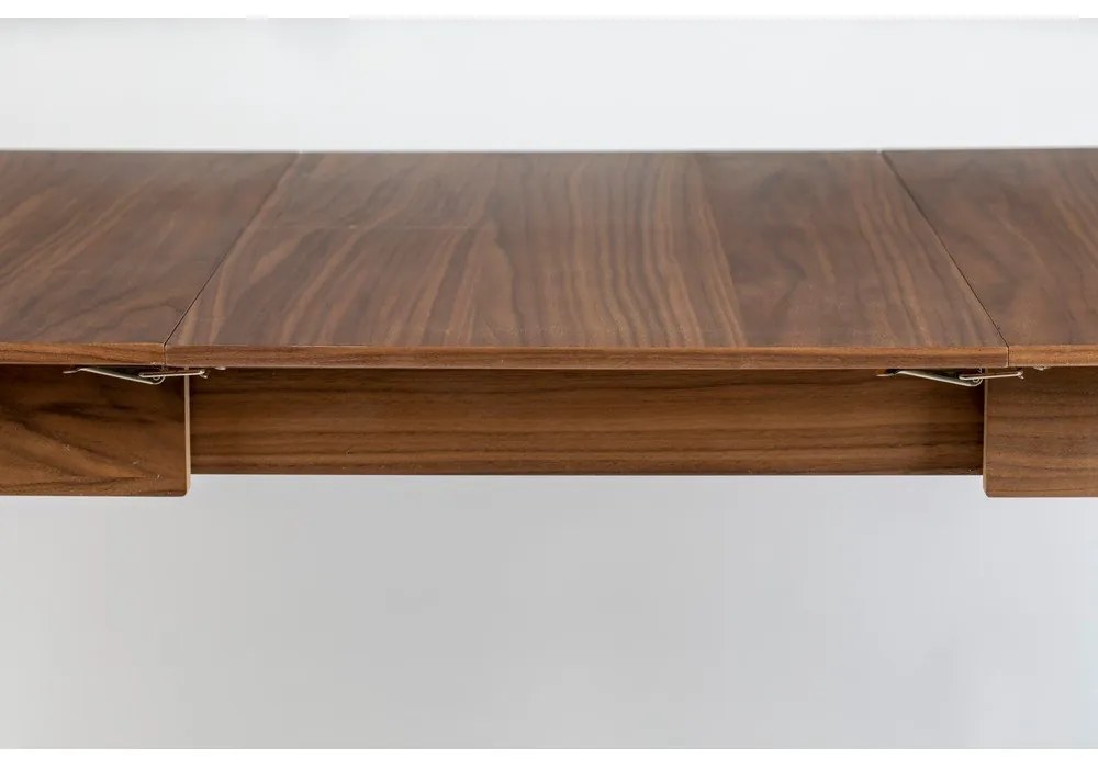 Bővíthető étkezőasztal diófa dekoros asztallappal 80x120 cm Glimps – Zuiver