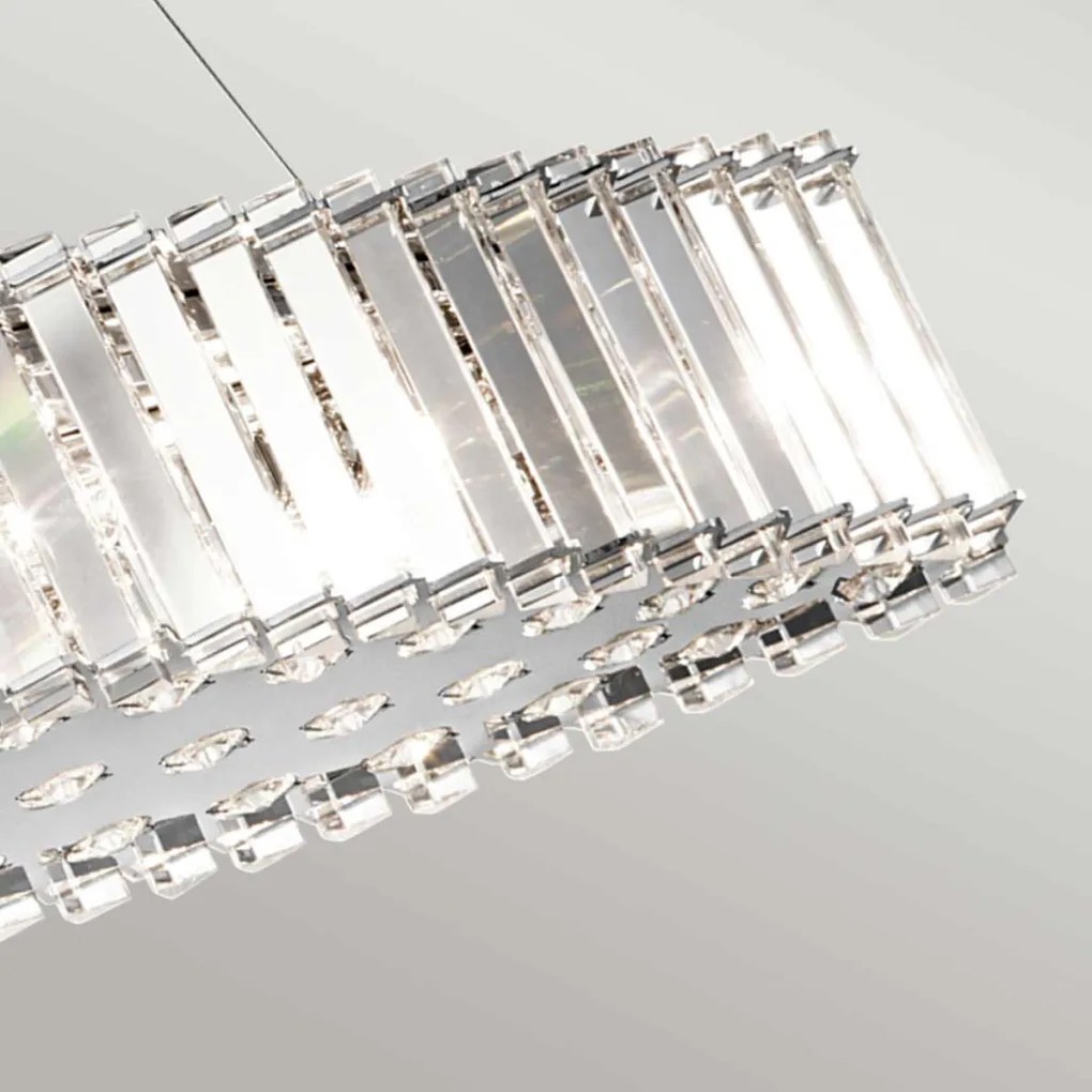 Kichler CRYSTAL SKYE KL-CRYSTAL-SKYE-ISLE Függőlámpa 8x3,5W/G9 320LM IP44