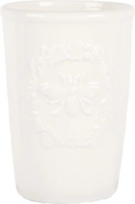 Kerámia bögre fogkefetartó méhecskével 8x12 cm