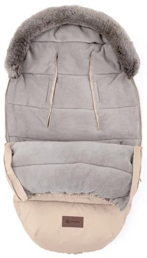 PETITE&amp;MARS - KÉSZLET Baba bundazsák 4 az 1-ben COMFY + babakocsi kézvédők Rózsa Petal