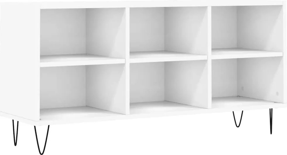 vidaXL fehér szerelt fa TV-szekrény 103,5x30x50 cm