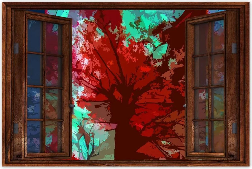 Poszterek 60x40 Őszi absztrakt