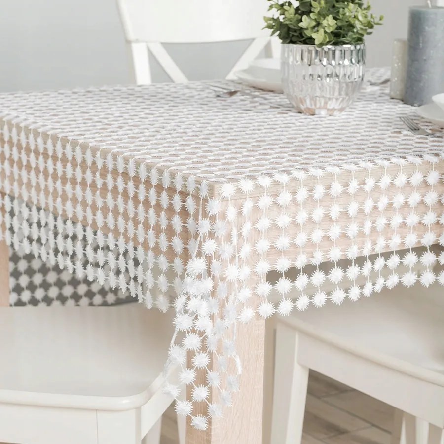 Mg guipure Abrosz Lumina 07 Világos szürke ezüst 140x240cm