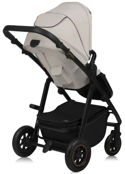 Lionelo - 3 az 1-ben kombinált babakocsi AMBER PLUS, bézs homok