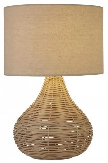 Searchlight EU700978 - Asztali lámpa 1xE14/7W/230V rattan