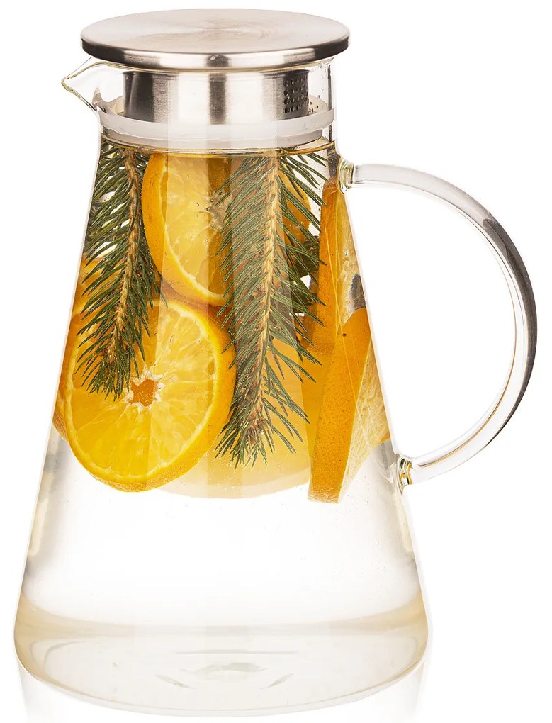 4Home Jug Hot&Cool üveg kancsó fedéllel, 1,8 l