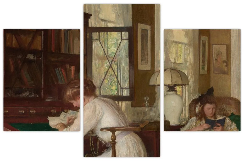 Kép - Edmund Tarbell, Josephine and Mercie, reprodukciók (90x60 cm)