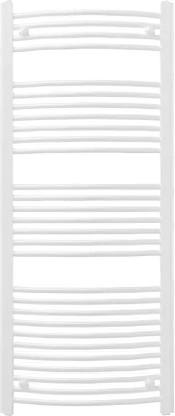 Íves törölközőszárító radiátor 1400x600 mm fehér