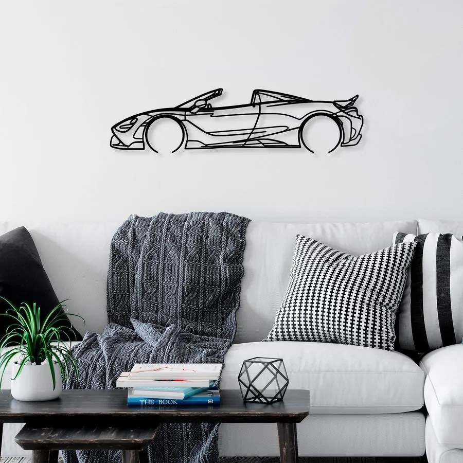 Fém fali dekoráció, McLaren 720S Silhouette