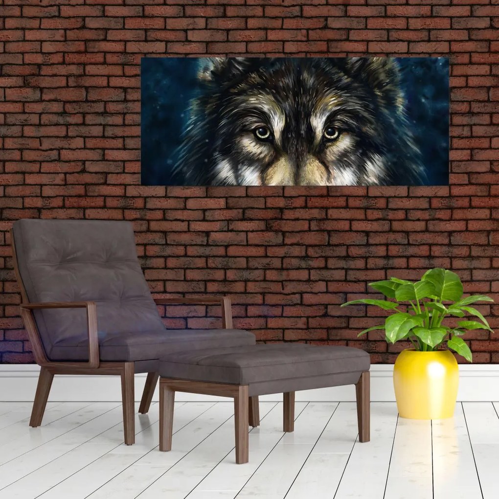 Kép - Wolf (120x50 cm)