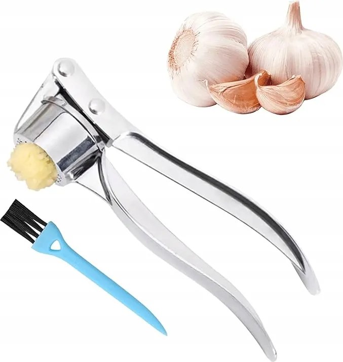 Fokhagymaprés rozsdamentes acél 15,5 cm ergonomikus fogkefe