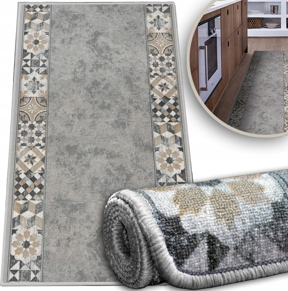 Szőnyeg Puha Csúszásgátló Szőnyeg Univerzális Dekoratív 66x200cm