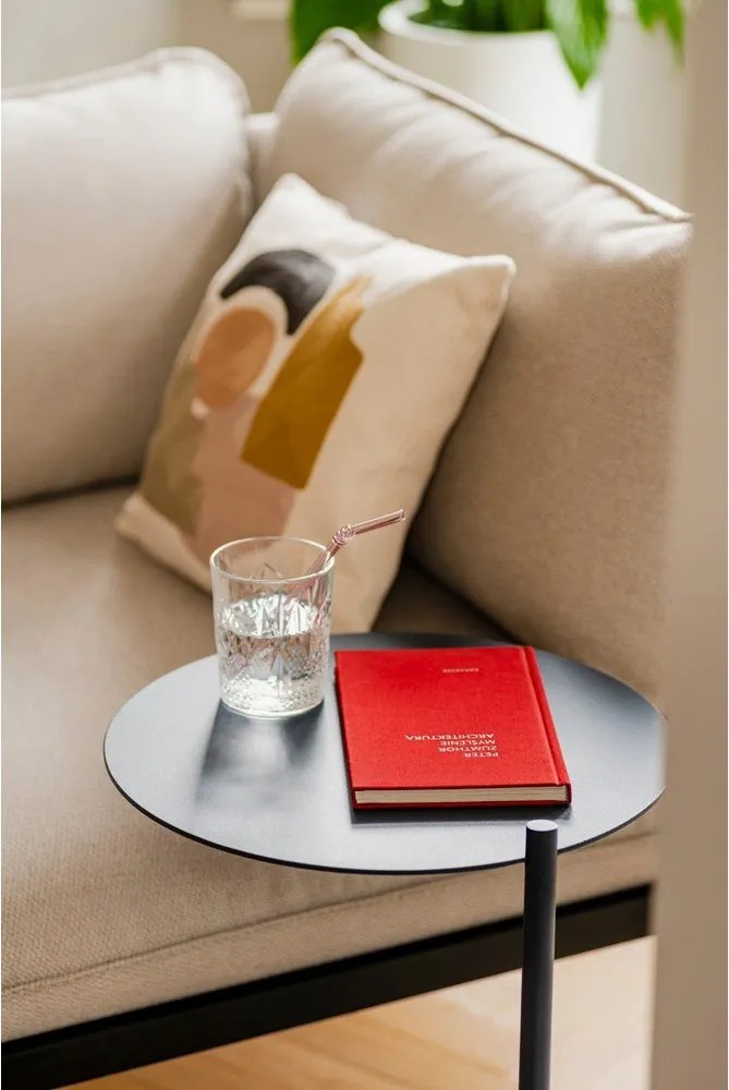 Acél kerek tárolóasztal 41x40 cm Ande – noo.ma