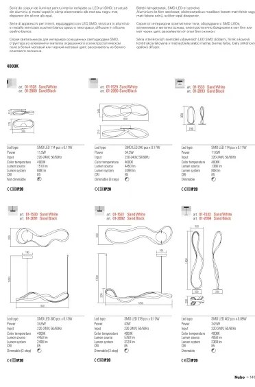 Redo 01-1532 - LED Dimmelhető állólámpa NUBO LED/34,5W/230V fehér