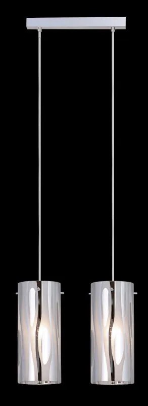 ITALUX MDM1575-2CR TRIPLET Többágú Függesztett Lámpa Fehér, Króm E27 IP20