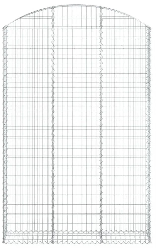 íves horganyzott vas gabion kosár 150x30x220/240 cm