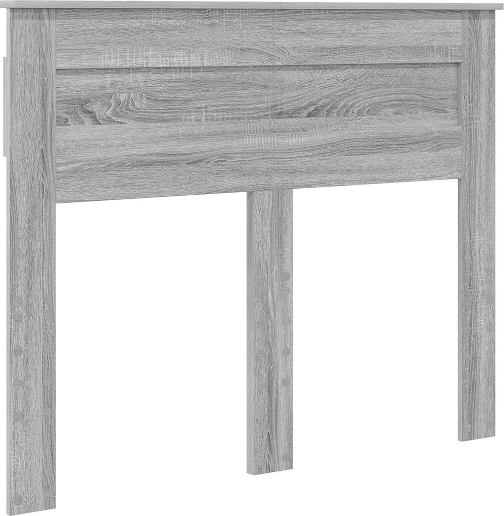 vidaXL Fejtámla Szürke Sonoma 120 cm Faanyag