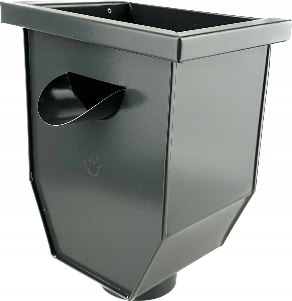 Ereszcsatorna mosogató kosár 100mm-es lefolyócsőhöz Galeco Ral 7015 grafit Acél