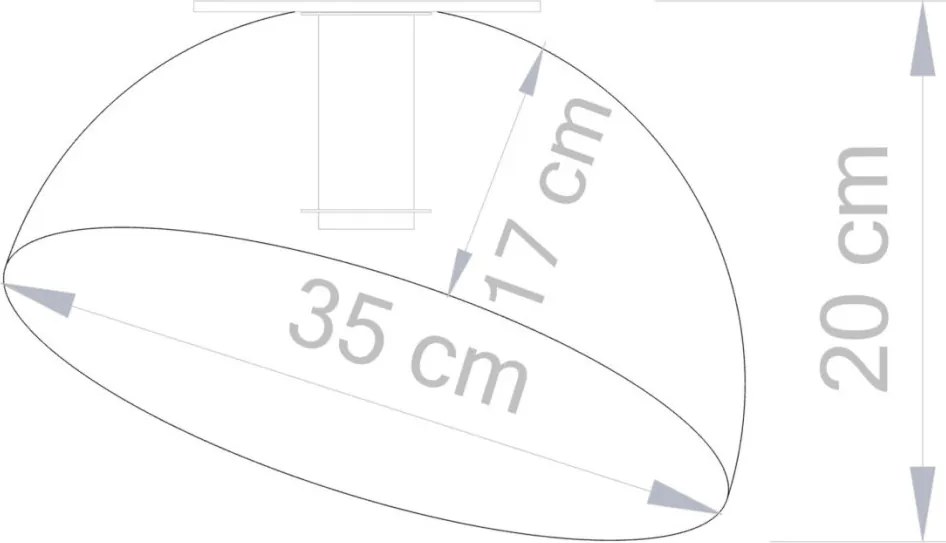 SIGMA 32466 SFERA Glamour Mennyezeti Lámpa E27 IP20