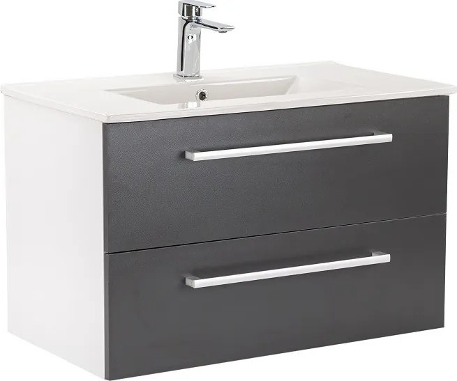 Vario Clam 80 Fürdőszoba alsó szekrény mosdóval