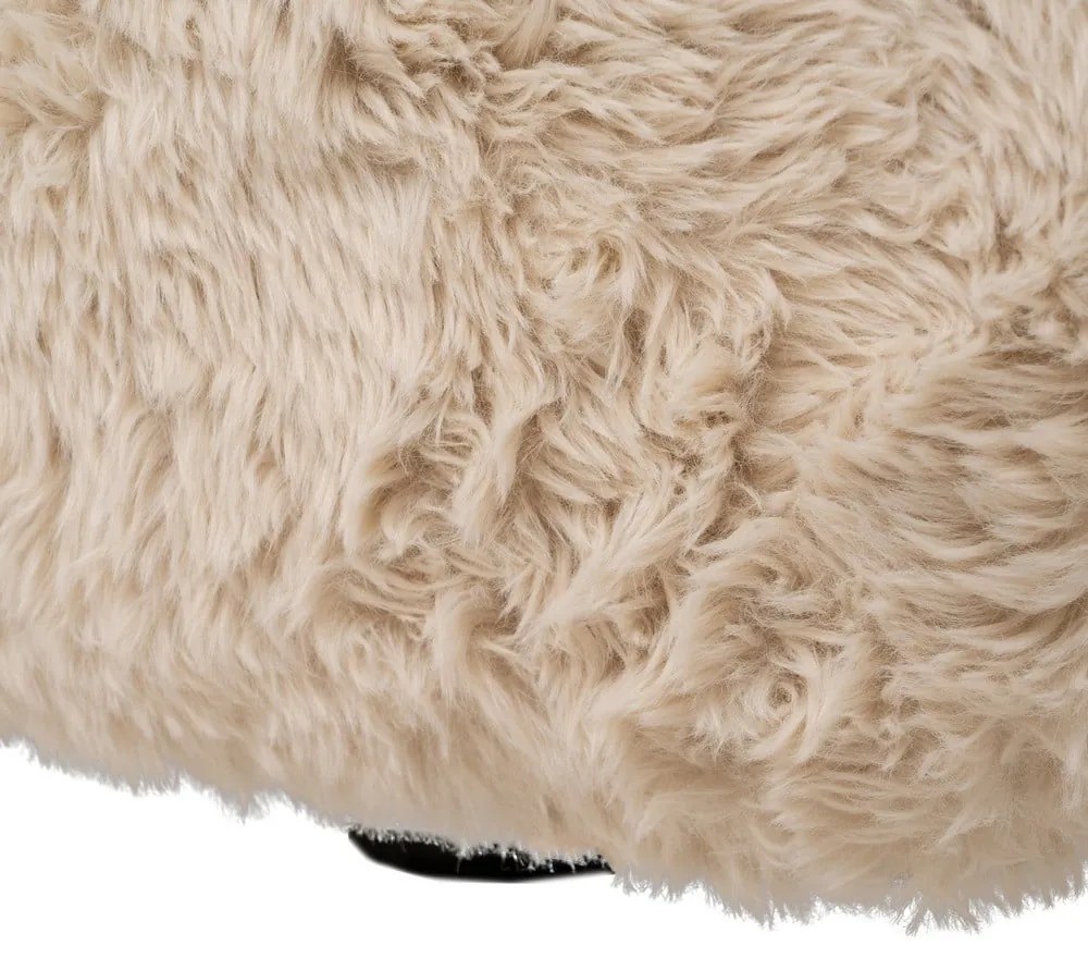 Bézs kanapé 185 cm Teddy – Ixia