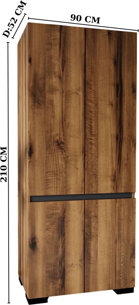 Floransa 90 - Walnut, Anthracite