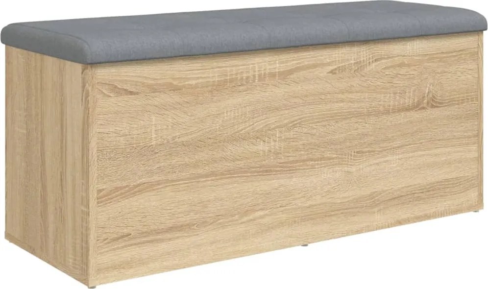 vidaXL sonoma tölgyfa tárolópad 102 x 42 x 45 cm rétegelt fa